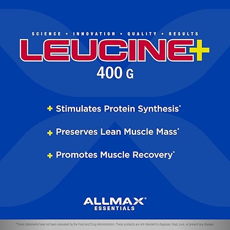 Allmax Leucine+, 400 Grams - 80 Serv