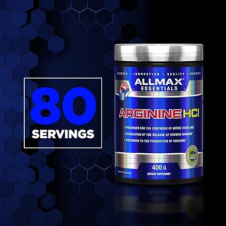 Allmax Arginine HCI, 400 Grams - 80 Serv