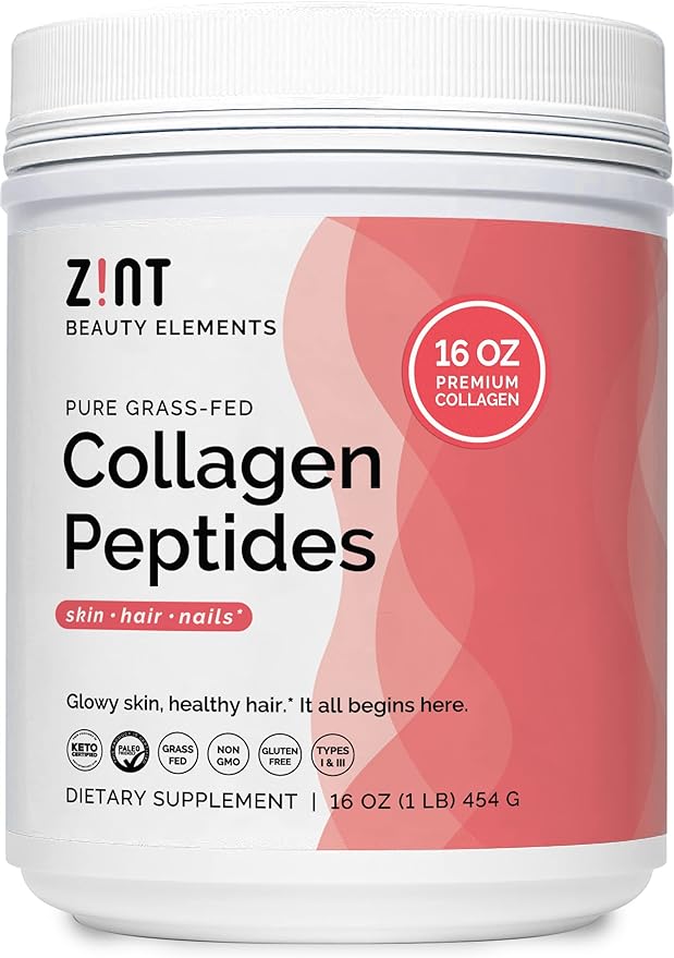 Zint Pure Grass Fed Collagen Peptides, 38 Servings