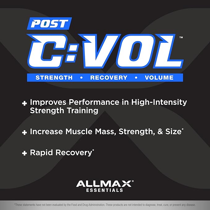 (Limit 6) Allmax C:VOL, 30 Servings