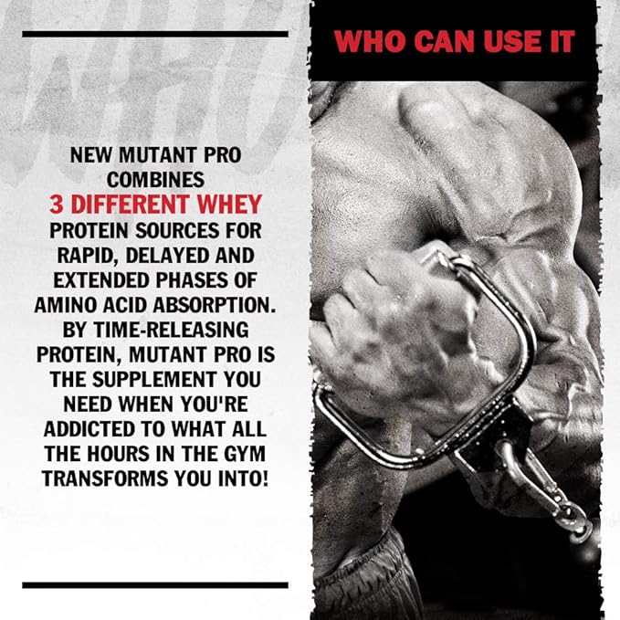 Mutant Pro Triple Whey Protein Powder, 5lbs - 70 Servings