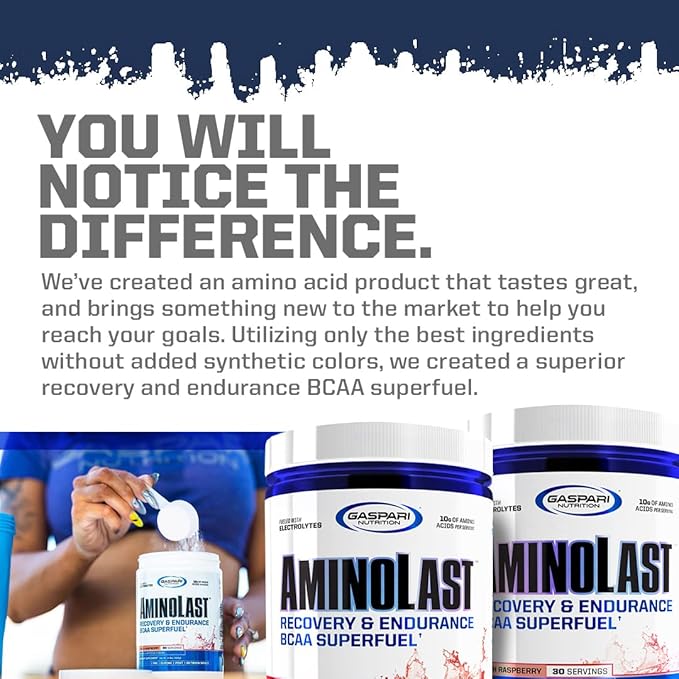 Gaspari Nutrition Aminolast BCAAs, 30 Servings