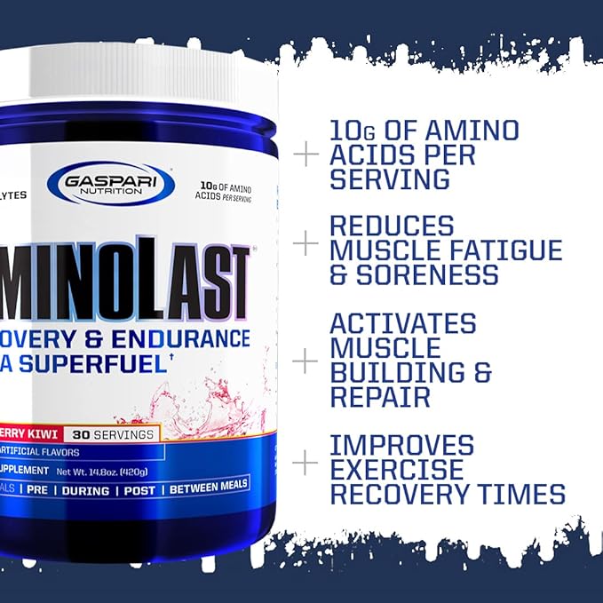 Gaspari Nutrition Aminolast BCAAs, 30 Servings