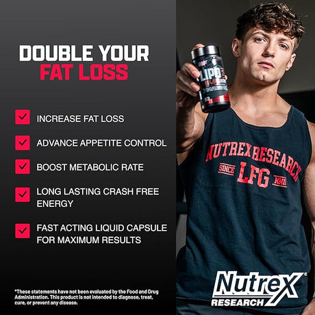 Nutrex LIPO-6 Black Ultra Concentrate, 60 Caps