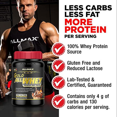 Allmax AllWhey Gold Whey Protein, 5lbs - 71serv