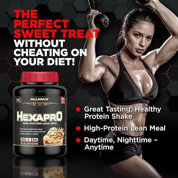 Allmax Hexapro High Protein Lean Meal 2lb (Blend of 6 Proteins)