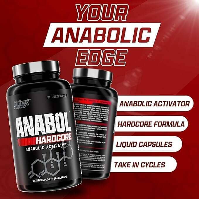 Nutrex Anabol Hardcore + Ripped - Anabolic System for Muscle Growth ...