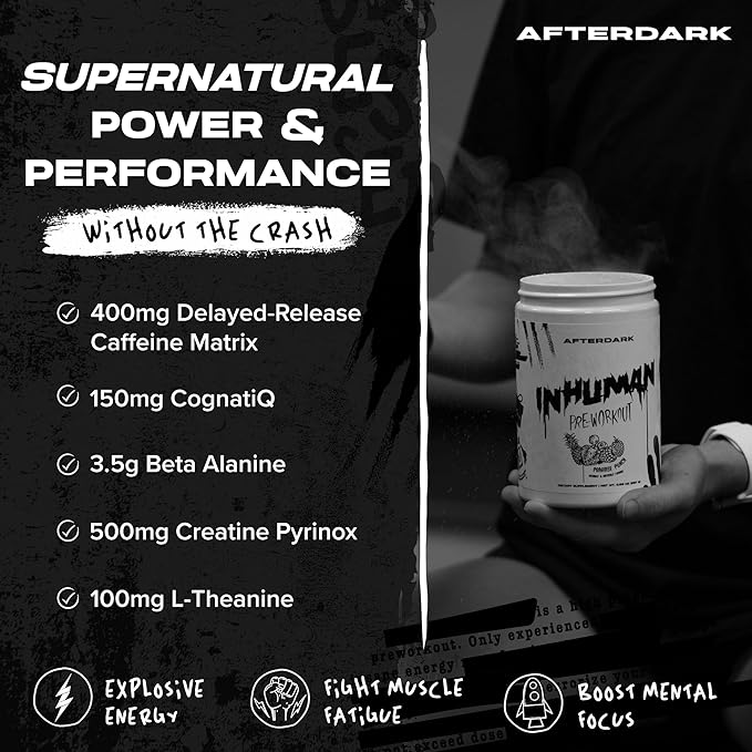 AfterDark Supps InHuman Pre-Workout, 21 Servings