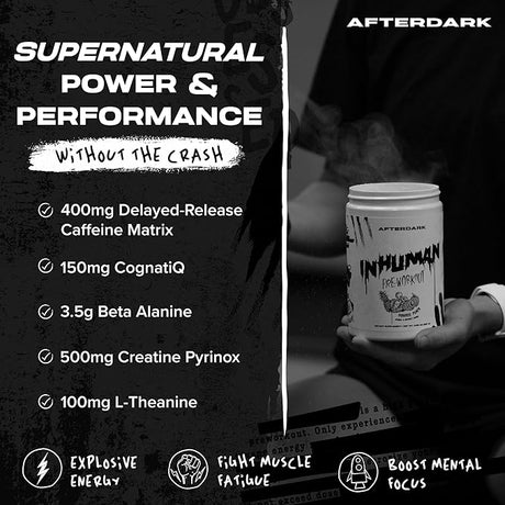 AfterDark Supps InHuman Pre-Workout, 21 Servings