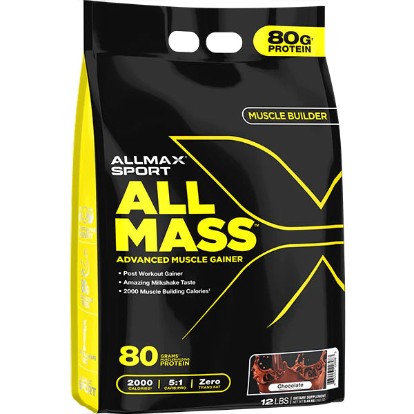 Allmax AllMass Advanced Muscle Mass Gainer, 12lbs - 57serv