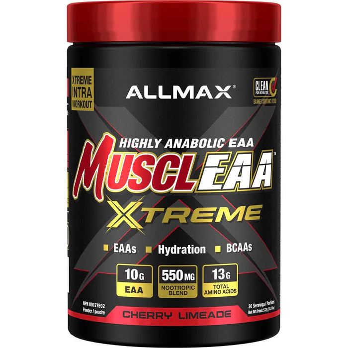 Allmax MuscleEAA Xtreme, 30 Servings + Free Glutamine 100g