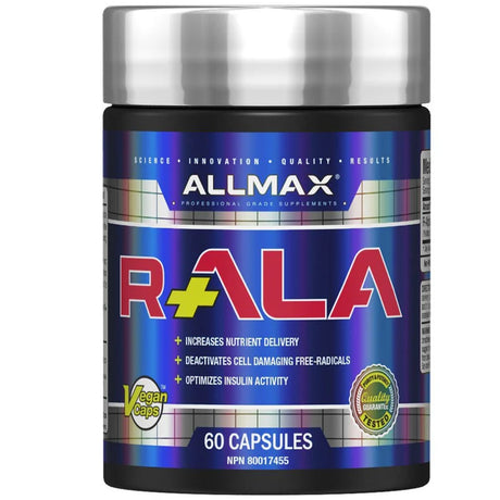 Allmax R-ALA Alpha Lipoic Acid , 60 Capsules