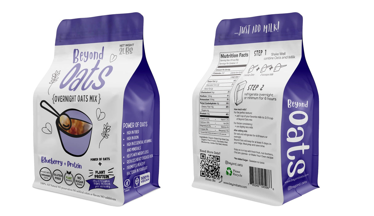 Beyond Oats - OATS + PROTEIN, BlueBerry