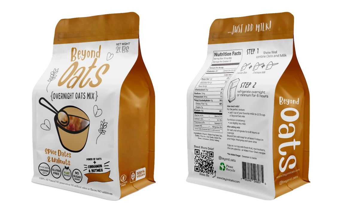Beyond Oats - OATS + DATES, Walnuts