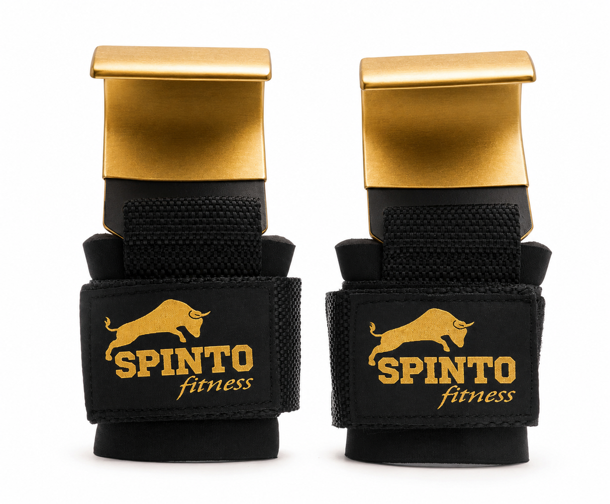 Spinto Fitness Heavy-Duty Lifting Hooks, SP-94