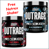 Nutrex OutRage, 2 x 30 Servings - Free Shaker