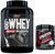 Nutrex 100% Premium Whey Protein, 5lbs - 64 Servings + Creatine 60 Servings