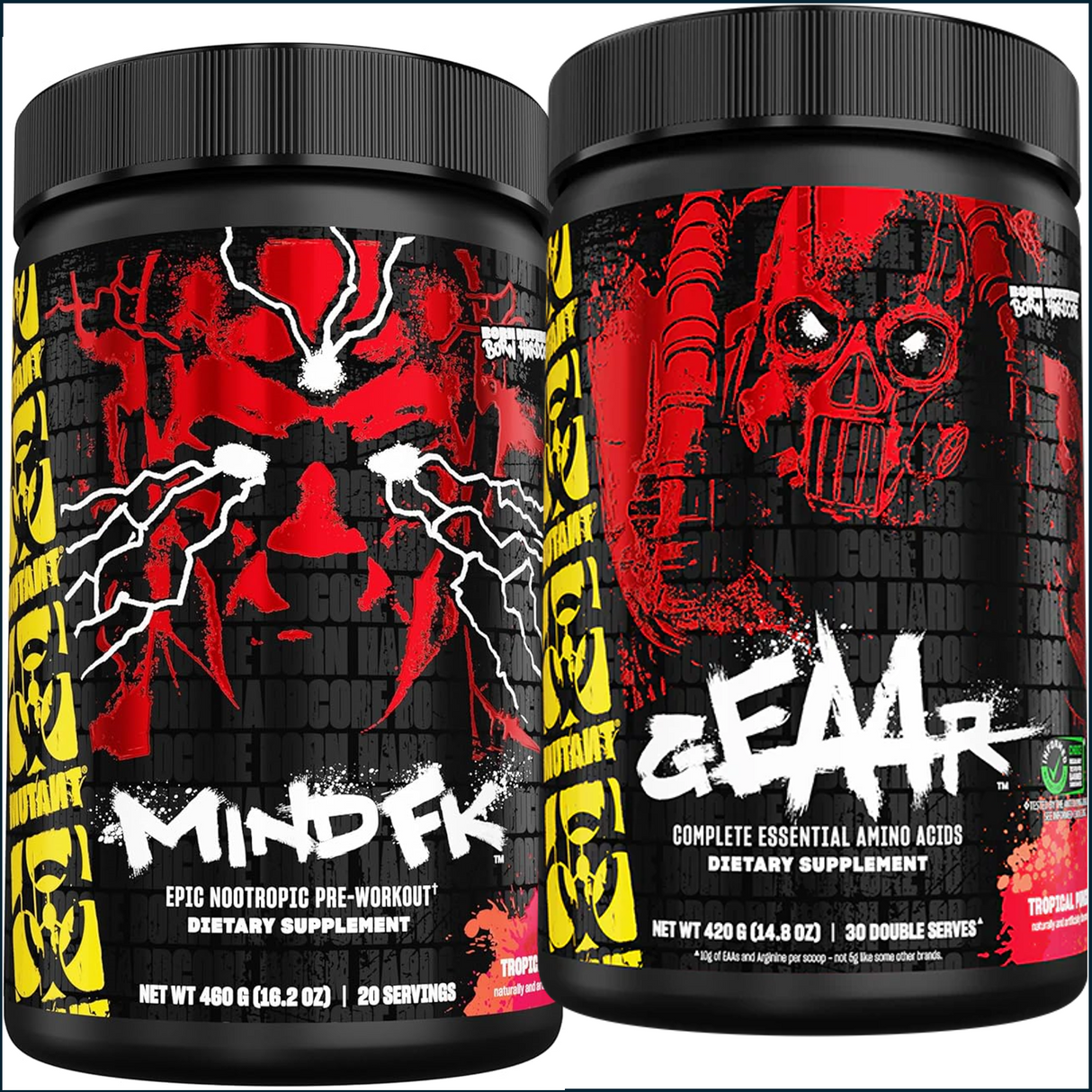 Mutant Mind FK, 20 Servings + Mutant GEAAR. 30 Servings