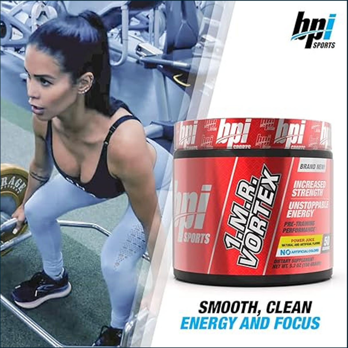 BPI Sports 1.M.R Vortex Pre-Workout, 50 Servings