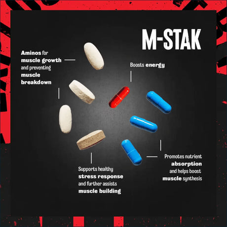 Animal M-Stak Accelerator, 21 Packs Testosterone Boosters Universal Nutrition 
