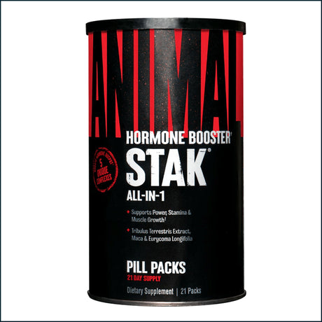 Animal Hormone Booster Stak, 21 Packs Testosterone Boosters Universal Nutrition 