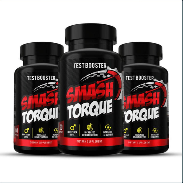 Smash Torque Testo Booster, 3 x 60 Capsules Testosterone Boosters Smash 