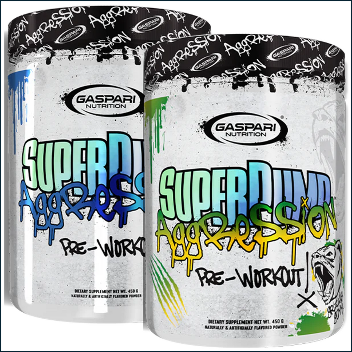 Gaspari Nutrition SuperPump Aggression Pre-Workout, 2 x 25 Servings (Mix & Match)
