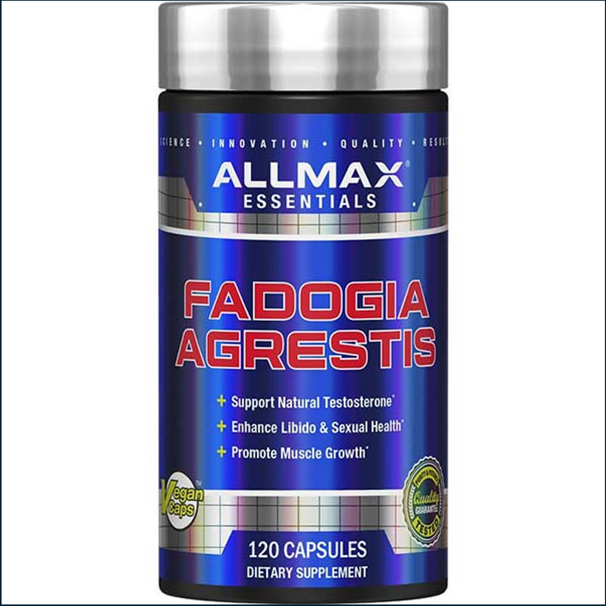 Allmax Nutrition Fadogia Agrestis, Amplify Your Muscle Growth & Strength, 120 Capsules