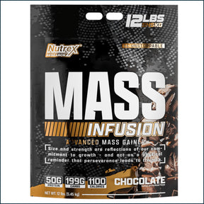 Nutrex Mass Infusion, 12lbs - 19 Servings Weight Gainer Nutrex Research 