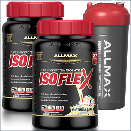 Allmax IsoFlex Whey Protein Isolate, 2 x 2lbs Combo Deals - BOGO Allmax Nutrition 
