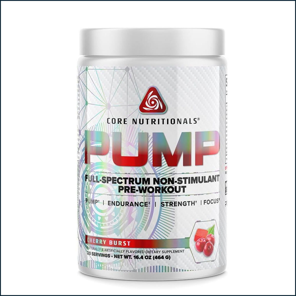 Core Nutritionals Pump Non-Stim Pre-Workout, 20 Servings