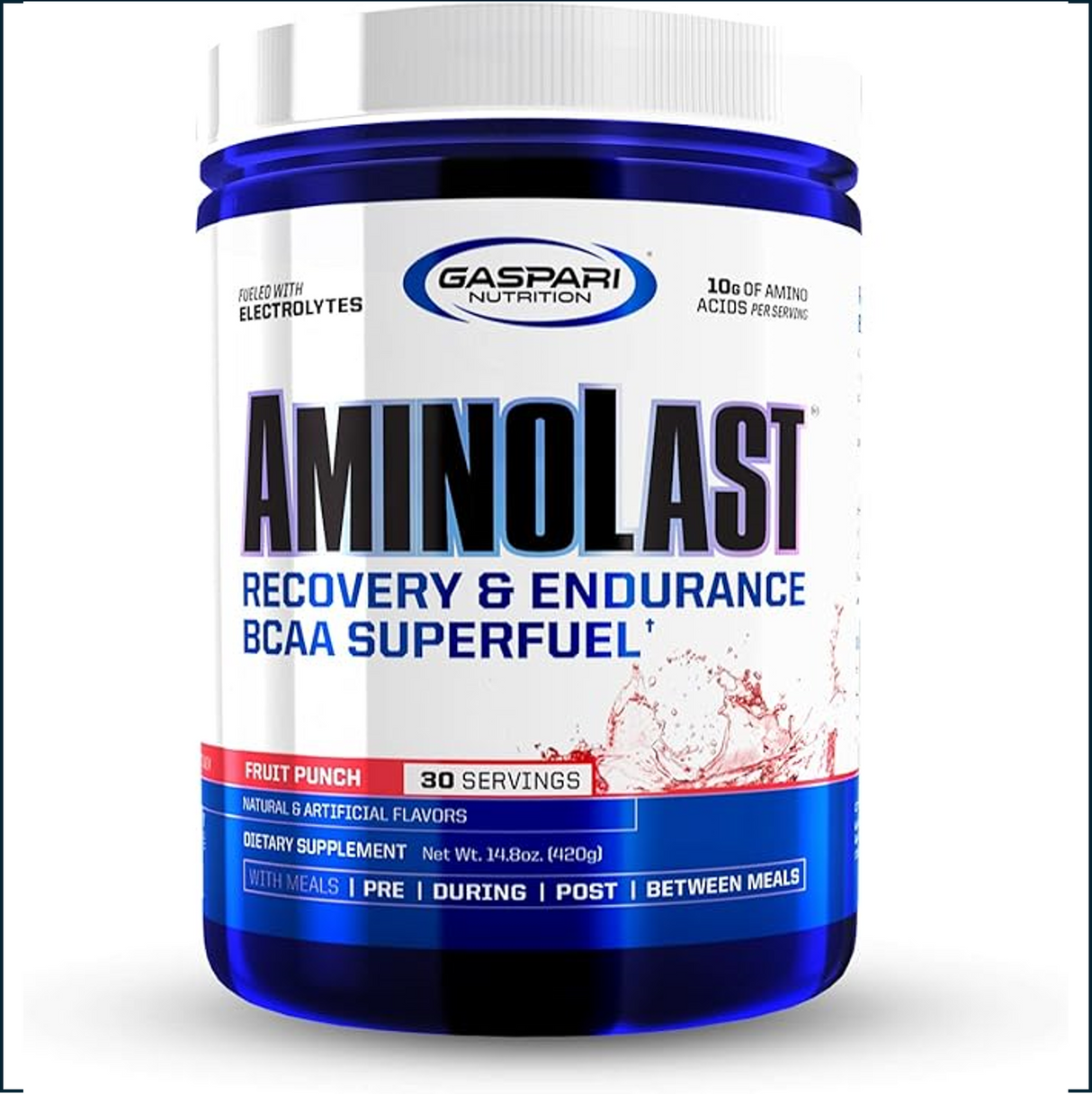 Gaspari Nutrition Aminolast BCAAs, 30 Servings