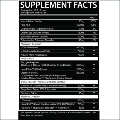AfterDark Supps EPO+ Non-Stimulant Pre-Workout, 21 Servings Pre-Workout AfterDark Supplements 