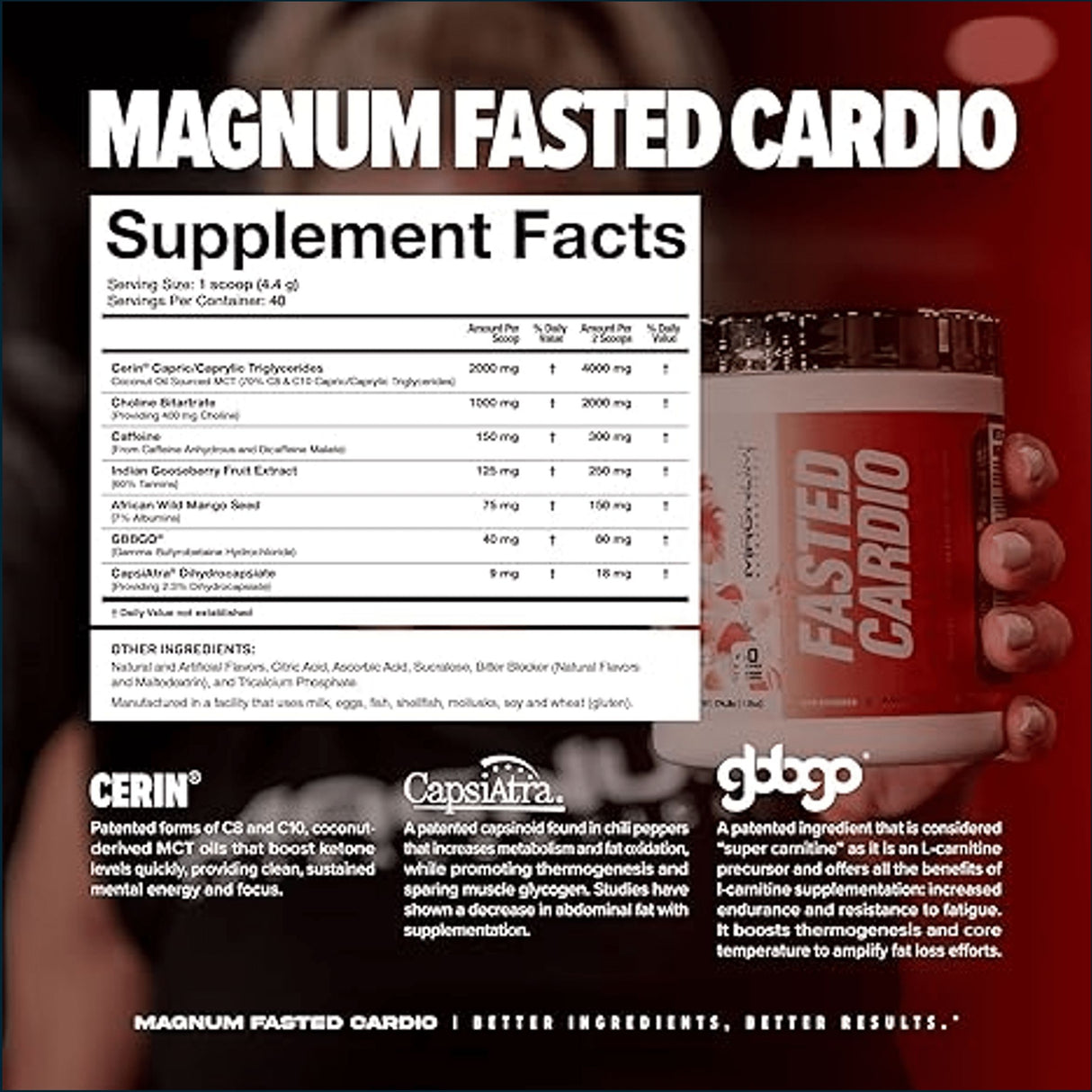 Magnum Fasted Cardio, 40 Servings Weight Loss Magnum Nutraceuticals 