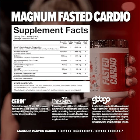Magnum Fasted Cardio, 40 Servings Weight Loss Magnum Nutraceuticals 