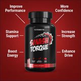 Smash Torque Testo Booster, 3 x 60 Capsules Testosterone Boosters Smash 