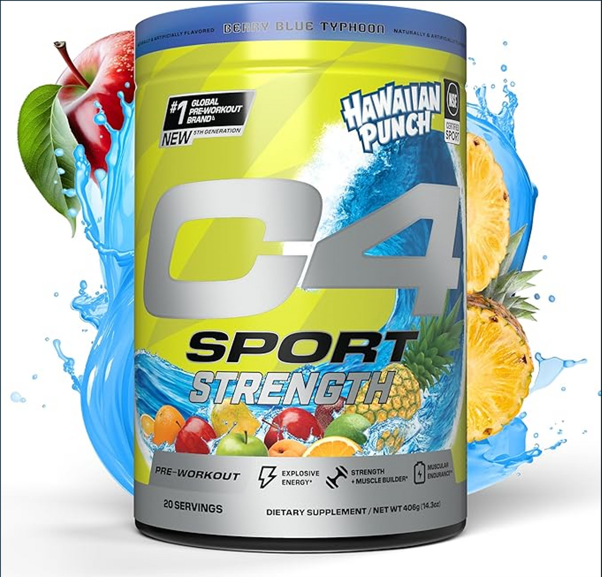 Cellucor C4 Sport Strength Pre-Workout, 20 Servings