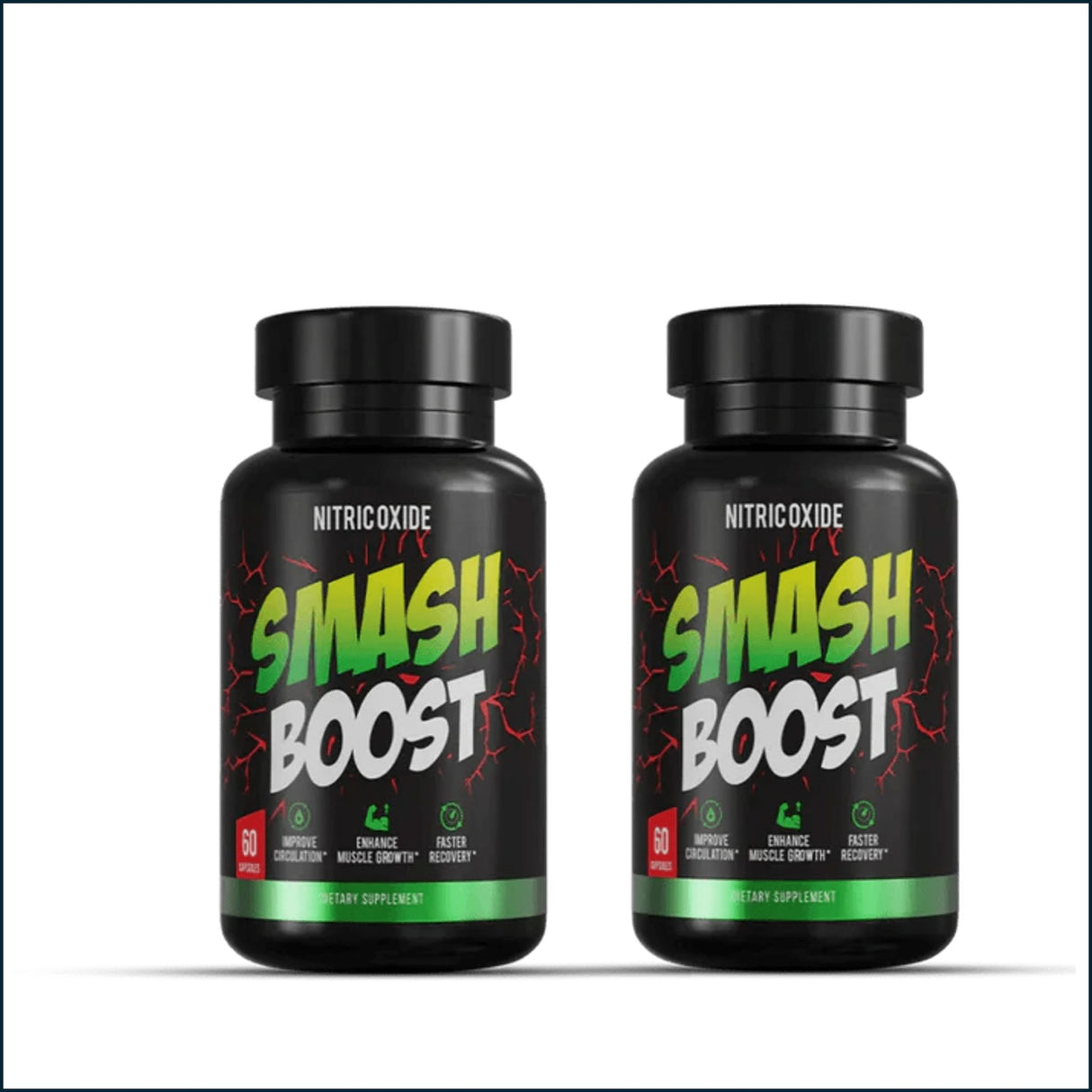 Smash Boost Nitric Oxide Booster, 2 x 60 Capsules Testosterone Boosters Smash 