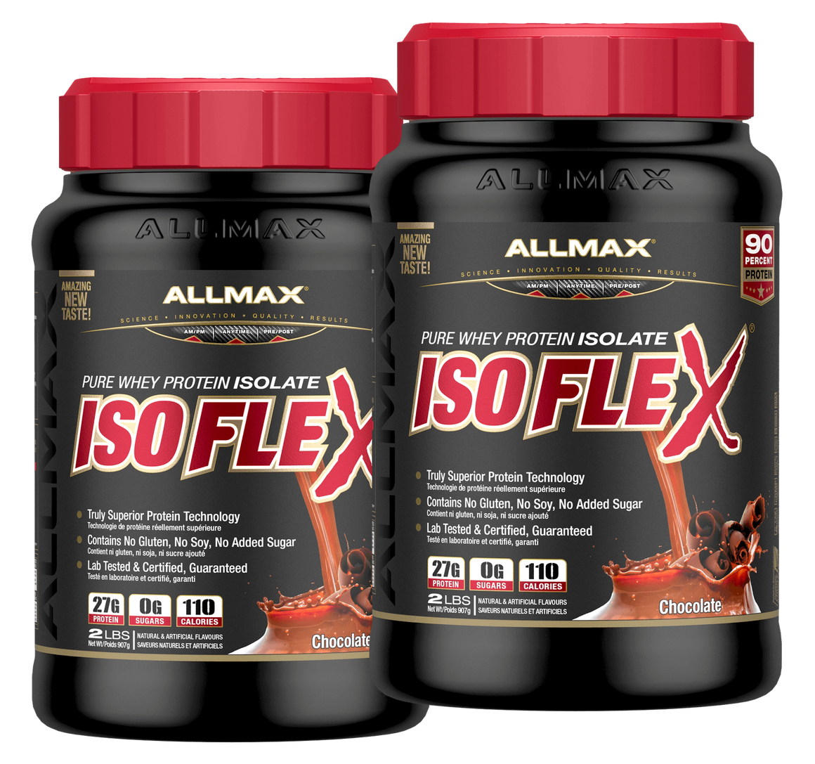 Allmax IsoFlex Whey Protein Isolate, 2 x 2lbs - 2 x 30serv