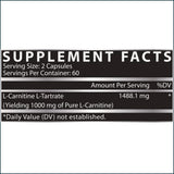 Nutrex L-Carnitine 1000, 120 Caps Weight Loss Nutrex Research 