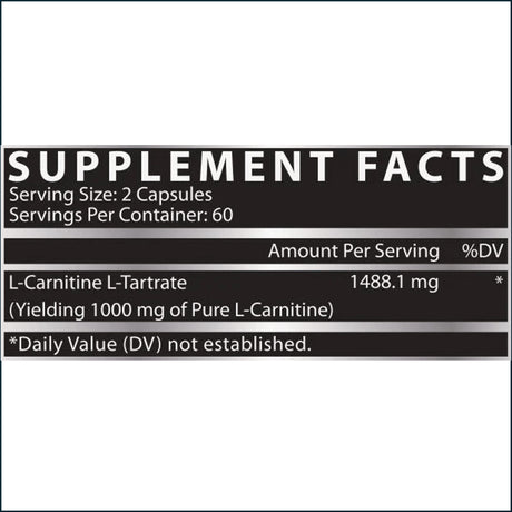 Nutrex L-Carnitine 1000, 120 Caps Weight Loss Nutrex Research 