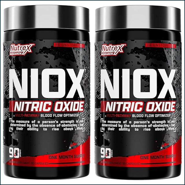 Nutrex Niox Nitric Oxide, 2 x 90 Caps Combo Deals - BOGO Nutrex Research 