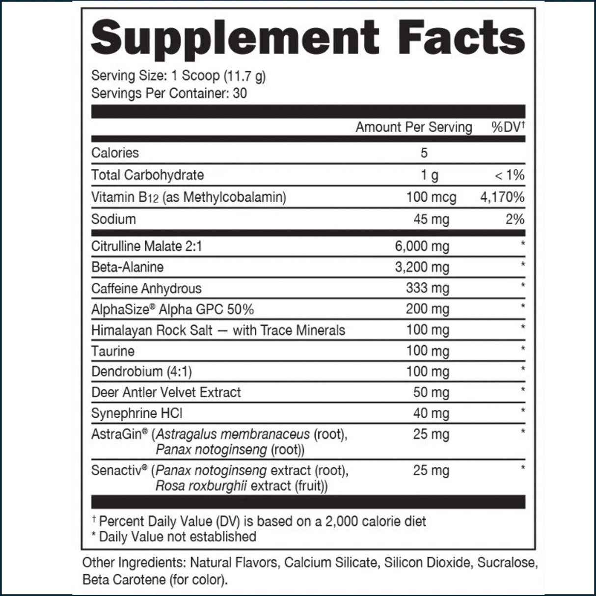 Bucked Up Woke AF Pre-Workout, 30 Servings Pre-Workout Bucked Up 