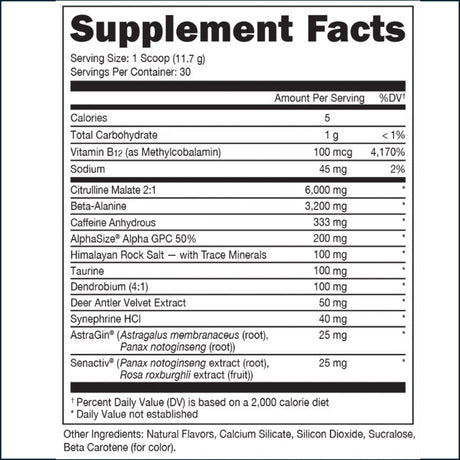Bucked Up Woke AF Pre-Workout, 30 Servings Pre-Workout Bucked Up 