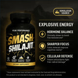 Smash Shilajit, 60 Capsules Testosterone Boosters Smash 