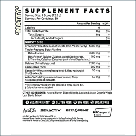 Ghost Size V2, 30 Servings CLEARANCE Ghost Lifestyle 