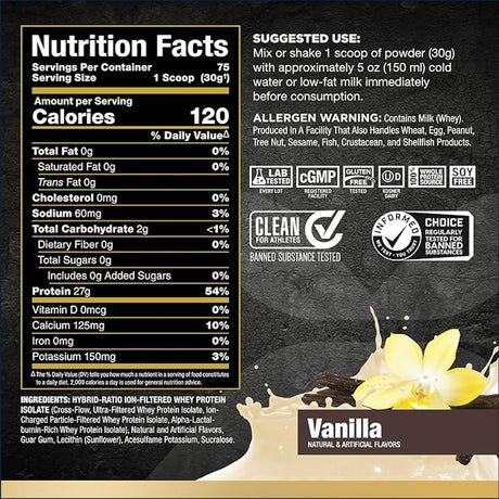 Allmax IsoFlex Whey Protein, 5lbs Protein Allmax Nutrition 