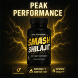 Smash Shilajit, 60 Capsules Testosterone Boosters Smash 