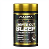 Allmax Lights Out Sleep Aid, 60 Capsules Vitamins | Herbs Allmax Nutrition 