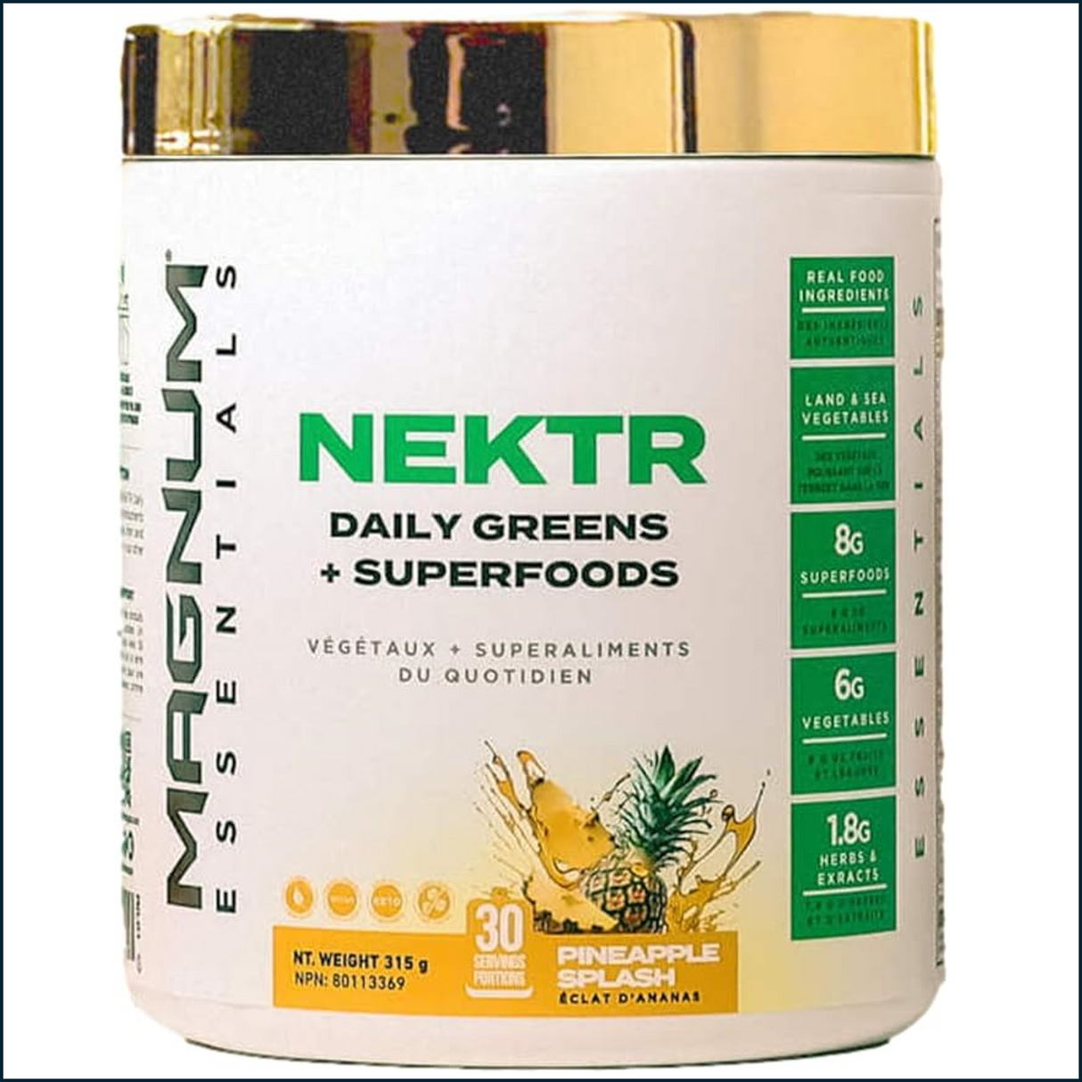 Magnum Nektr - Daily Greens + SuperFoods, 30 Servings